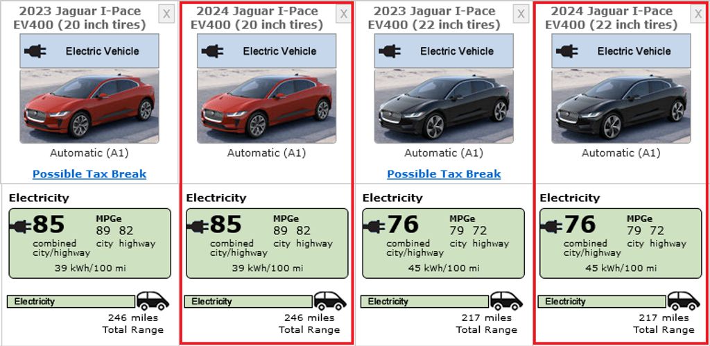 2024 jaguar i-pace gets a price hike compared to 2023 model year