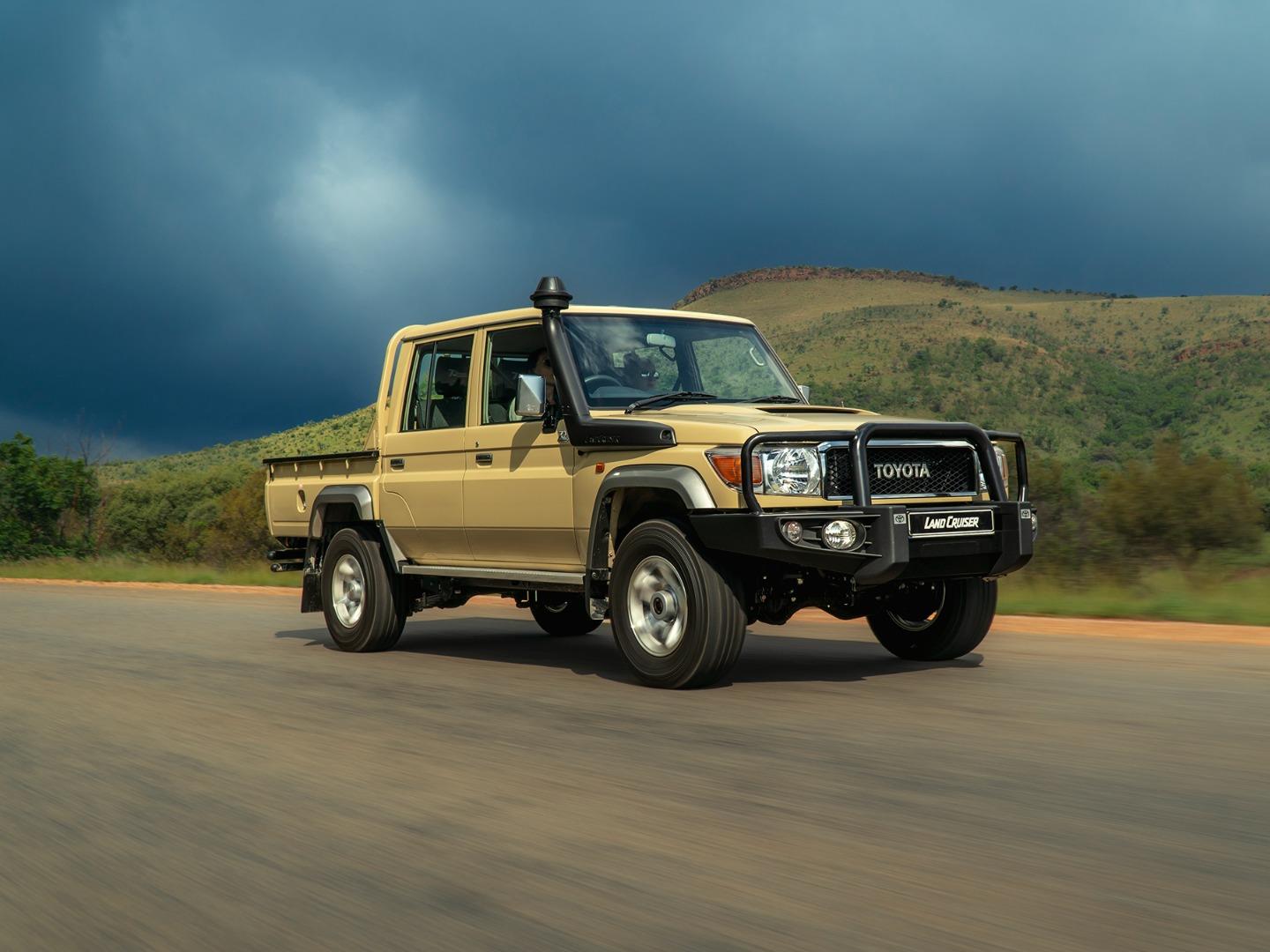 we compared toyota land cruiser 70-series engines, and the efficiency crown goes to…