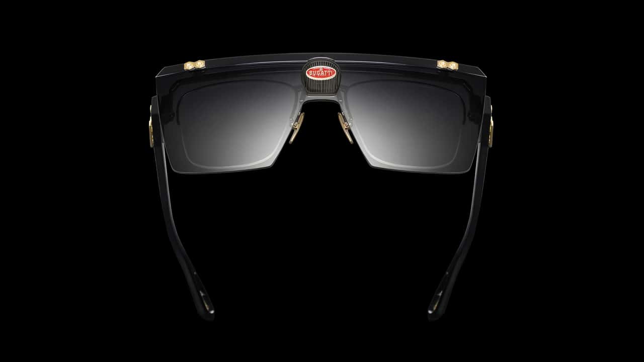 new bugatti sunglasses put a horseshoe grille right on your nose