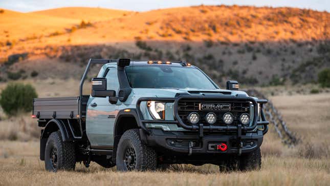 Image for article titled GMC Sierra Grande Concept Reminds Us Single Cabs Are The Gnarliest Trucks Of All