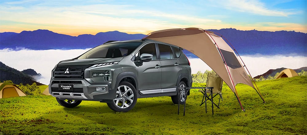 explore the great outdoors with this mitsubishi xpander cross outdoor edition