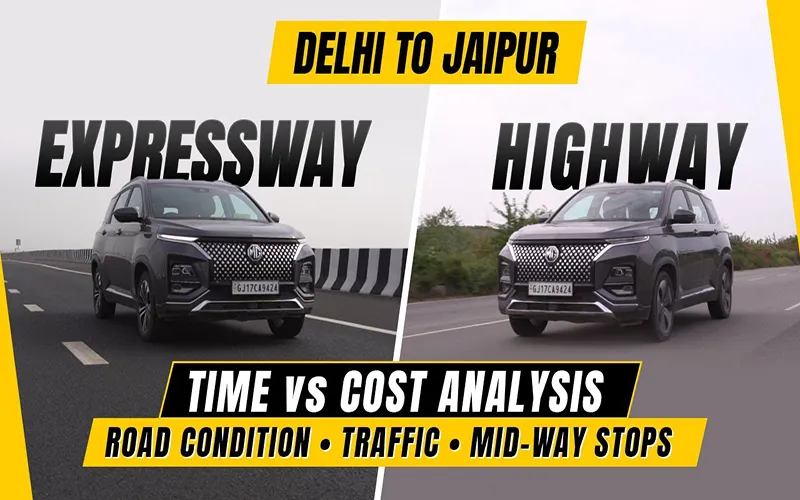 Delhi to Jaipur Feat. MG Hector | Highway vs Expressway (NH48 vs NE4) | Which Route Makes Sense?