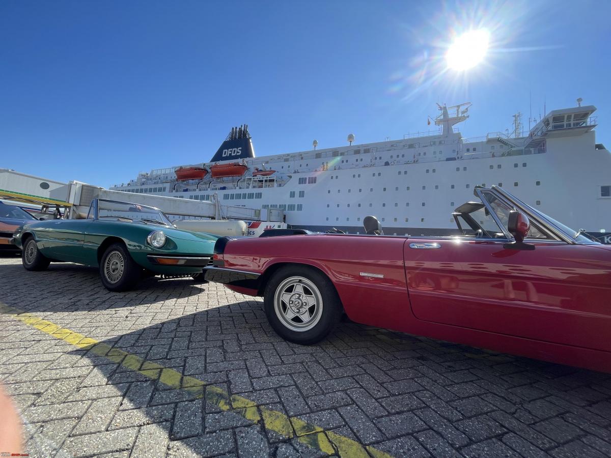 Travelling from Netherlands to Scotland via a ferry in two Alfa Romeos, Indian, Member Content, Alfa Romeo, Travelogue, Boats and Ships