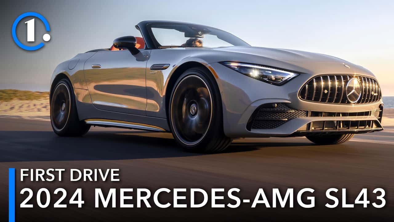 2024 mercedes-amg sl43 first drive review: shake, rattle, let's roll