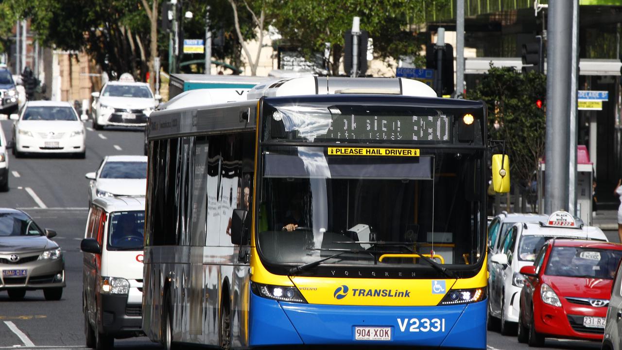 Commuters travelling to Brisbane from the Gold Coast, Sunshine Coast, or Logan on Wednesday are warned to expect lengthy delays. Picture: NCA NewsWire/Tertius Pickard, National, Queensland, News, Hundreds of bus drivers to strike in Queensland over pay and shortages