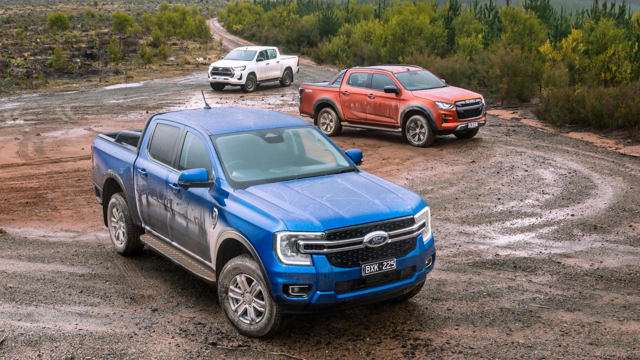 The Ford Ranger, Toyota HiLux and Isuzu D-Max were all strong sellers in September., Technology, Motoring, Motoring News, The cars Aussies can’t get enough of