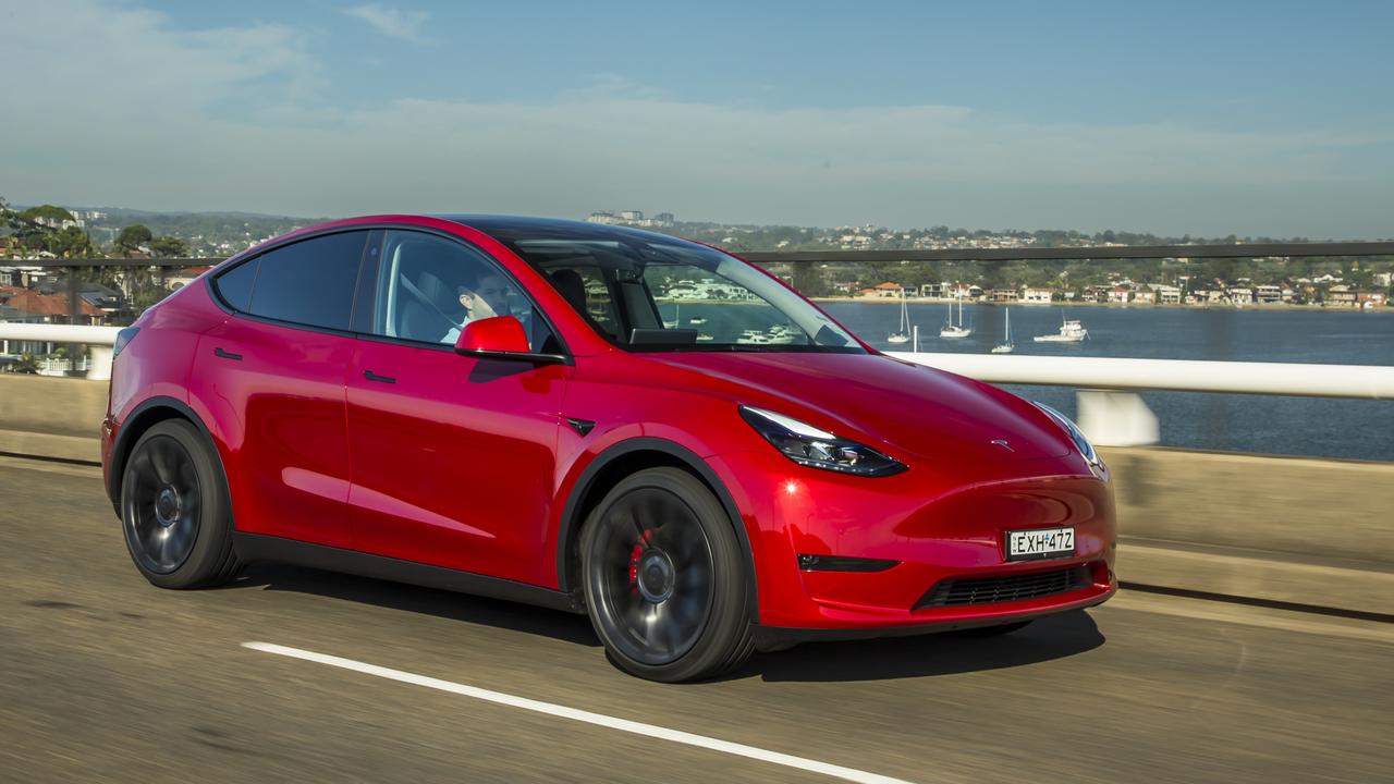 The Tesla Model Y is easily the best selling electric car in the country. Photo: Mark Bean., Vehicles such as the Toyota RAV4 had waitlist stretching out 18 months at one point., The Ford Ranger, Toyota HiLux and Isuzu D-Max were all strong sellers in September., Technology, Motoring, Motoring News, The cars Aussies can’t get enough of