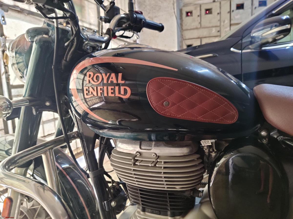 Royal Enfield Classic 350: How to install an aftermarket tank pad, Indian, Member Content, Royal Enfield Classic 350, tank pad, Modifications