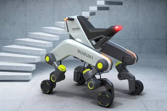 concept, electric bike, personal mobility device, suzuki, suzuki to showcase next-gen 4-legged mobility at jms 2023