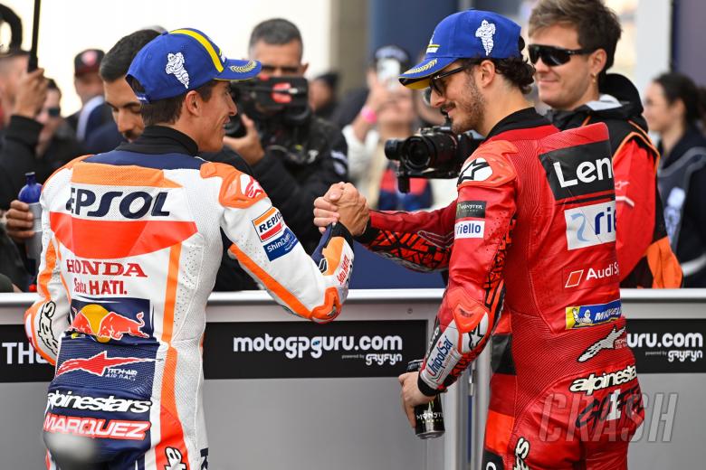 motogp: francesco bagnaia ‘will be happy if marc marquez comes to ducati, a rival like him is great’
