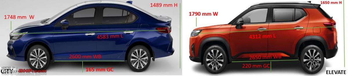 Honda Elevate vs Honda City: A comparision of features, space & more, Indian, Honda, Member Content, Honda City, Honda Elevate