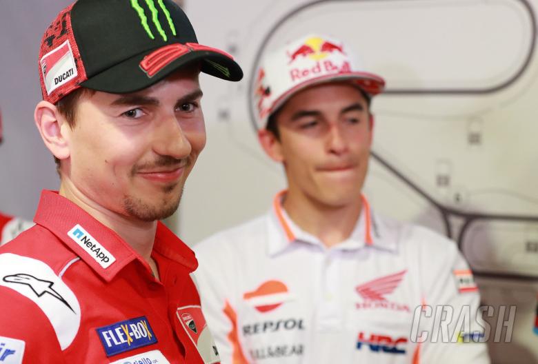 jorge lorenzo delivers a brutal prediction about marc marquez on a ducati