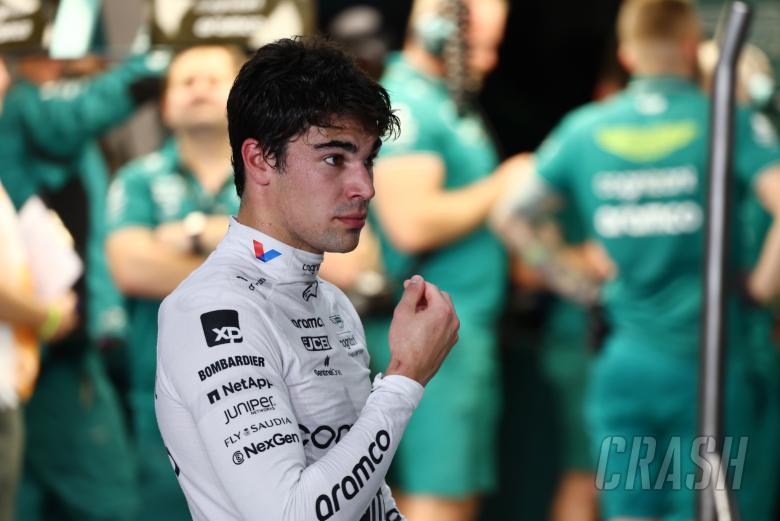 lance stroll appears to push personal trainer in angry reaction to q1 exit at f1 qatar gp