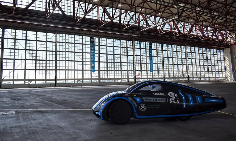 this ev just set an incredible new record for longest drive on a single charge