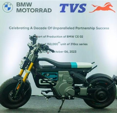 TVS begins production of BMW CE 02 in India, Indian, 2-Wheels, BMW Motorrad, BMW CE 02, Local Production