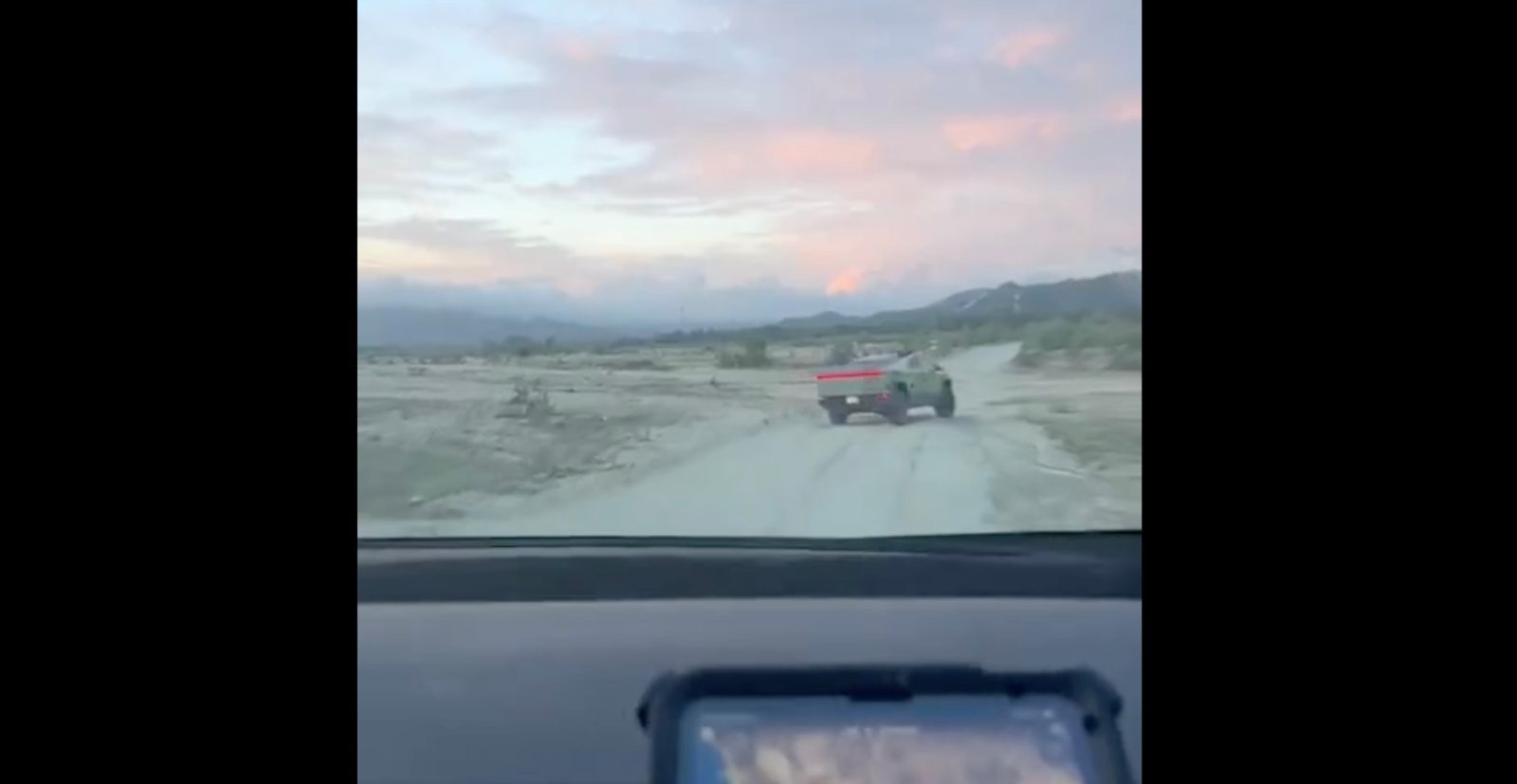 tesla shares 7 minutes of cybertruck off-roading