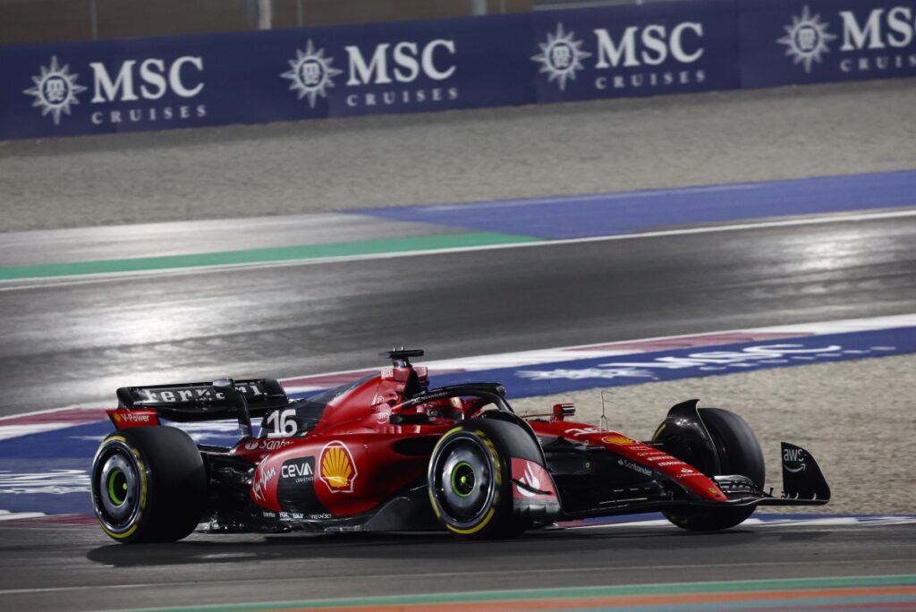 Ferrari, Leclerc, Mercedes, QatarGP