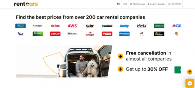 top best websites to rent a car