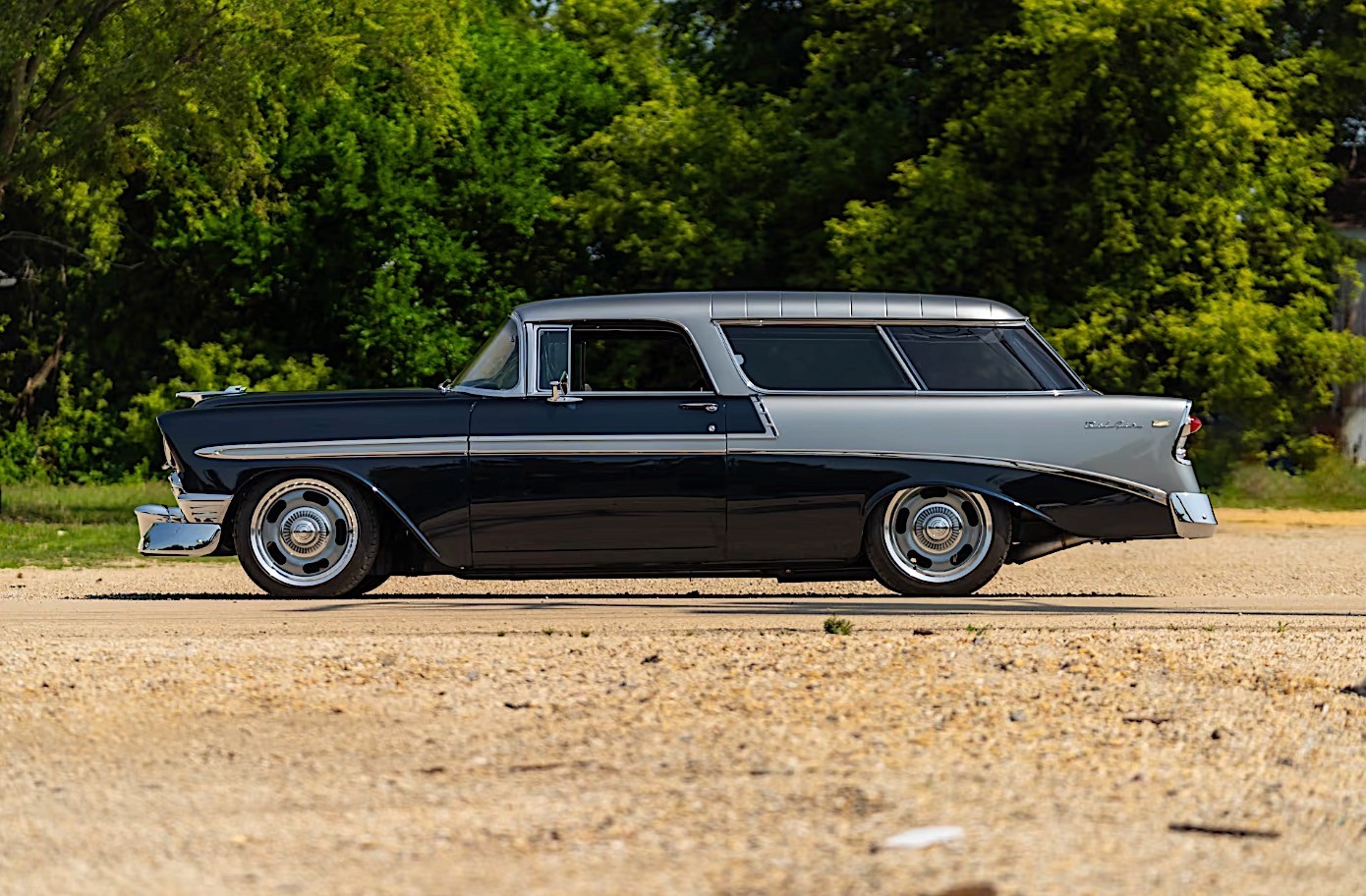 custom 1956 chevrolet nomad turns its back on $125,000 bid, tri-five refuses to sell