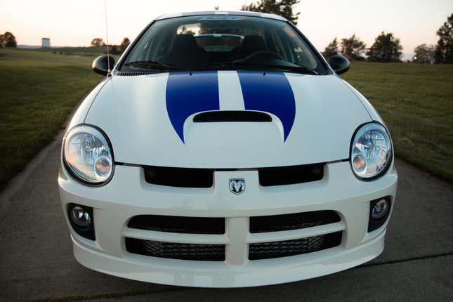 someone please buy and then actually drive this ultra-low-mile, one-of-200 dodge neon srt-4 commemorative edition