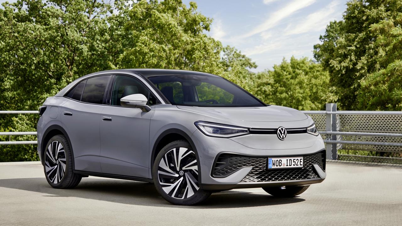 The ID.5 is a coupe-styled SUV., The Volkswagen ID.4 is due to arrive in July, 2024., Technology, Motoring, Motoring News, 2024 Volkswagen ID.4 and ID.5 details confirmed