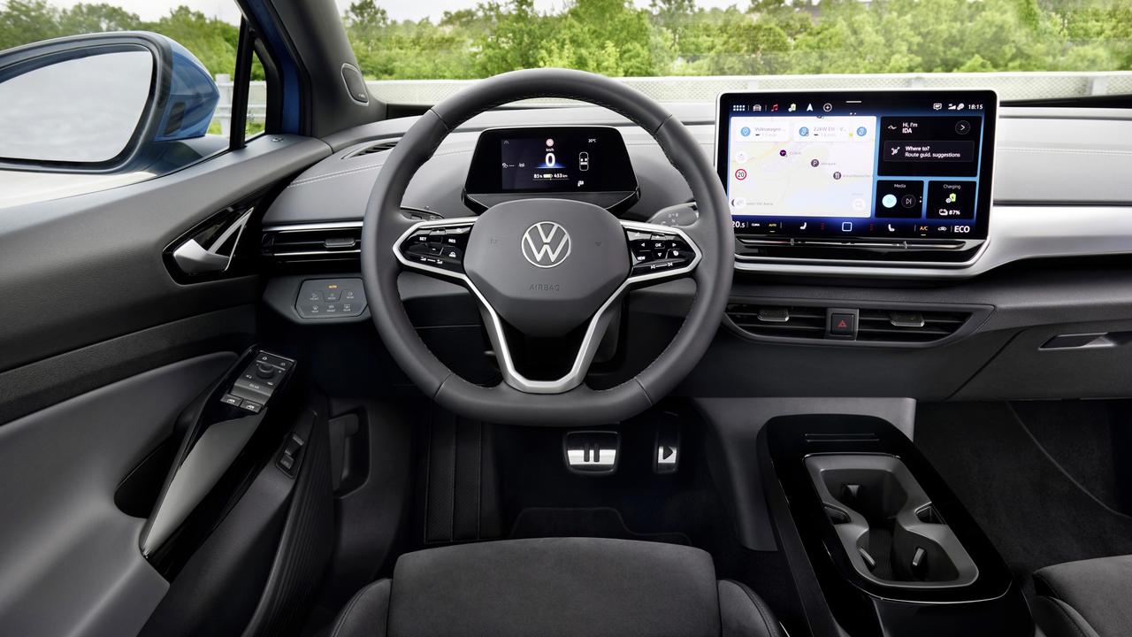 All models also get heaps of hi-tech features., The single motor versions get huge power upgrades., The ID.5 is a coupe-styled SUV., The Volkswagen ID.4 is due to arrive in July, 2024., Technology, Motoring, Motoring News, 2024 Volkswagen ID.4 and ID.5 details confirmed