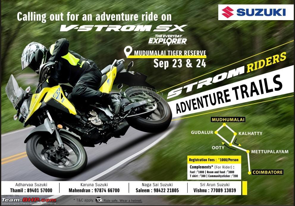 Attended a Suzuki V-Strom ride to Madumalai with a group of 25 riders, Indian, Member Content, Suzuki V-Strom 250, Suzuki Motorcycles