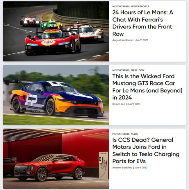 top best car news sites