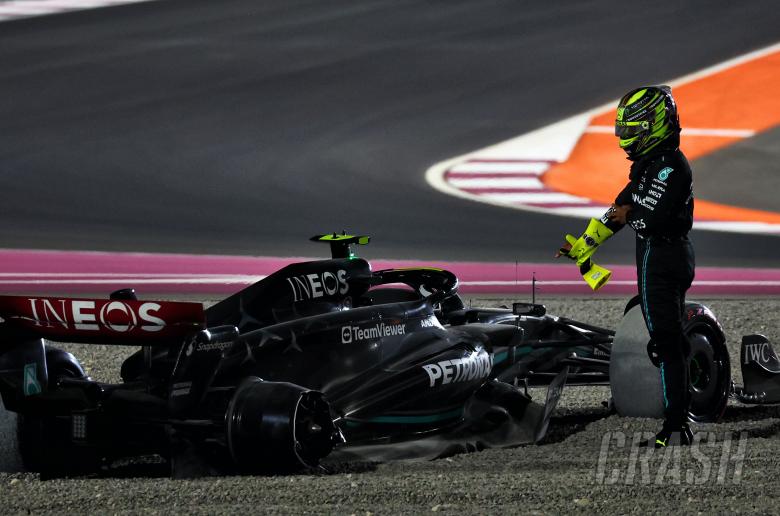 mercedes explain lewis hamilton-george russell f1 qatar gp crash - but should they have avoided it?