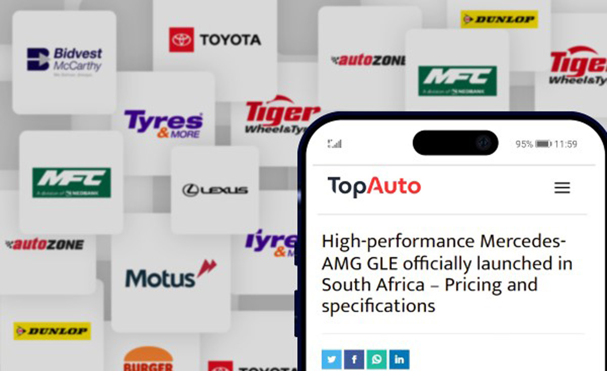 topauto, topauto – where leading motoring companies advertise in south africa