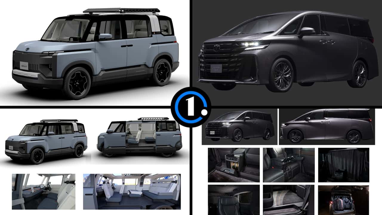 toyota x-van gear and vellfire spacious lounge debut as custom minivans