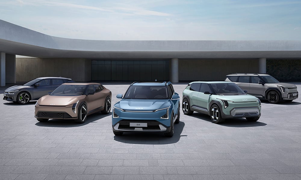 kia presents its future electric vehicles at its first ‘ev day’