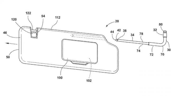 Ford patents a sun visor that can shatter windows, Indian, Other, Ford, Patent, International