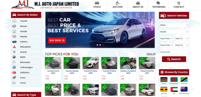 top best japanese car exporters