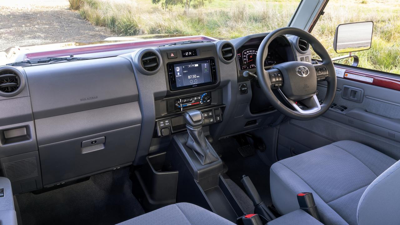 An automatic transmission represents the most significant change to the car., Toyota has updated the LandCruiser 70 Series., Technology, Motoring, Motoring News, Toyota reveals price jump for 70 Series