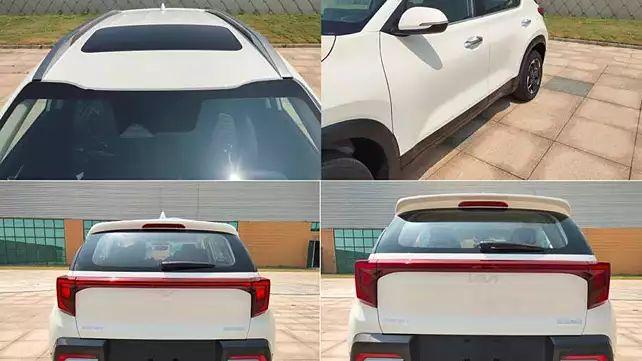 Kia Sonet facelift exterior details revealed ahead of launch, Indian, Scoops & Rumours, Kia Sonet, Sonet, spy shots