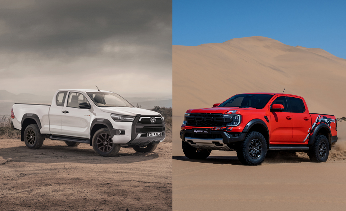 ford, ford ranger, isuzu, isuzu d-max, naamsa, toyota, toyota hilux, best-selling bakkies vs best-selling double cabs in south africa – the big difference