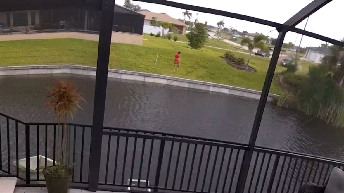 Florida Man Goes Full Send, Launches Dodge Challenger Into Canal