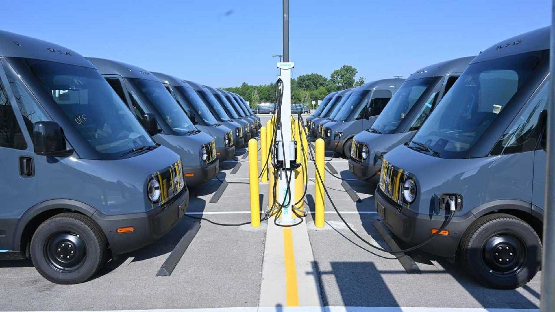 amazon has doubled the size of its rivian edv fleet to 10,000 units