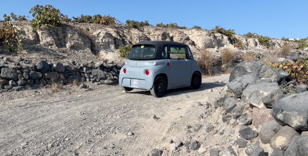 the electrek review: this tiny citroën ami microcar is just weird enough to work