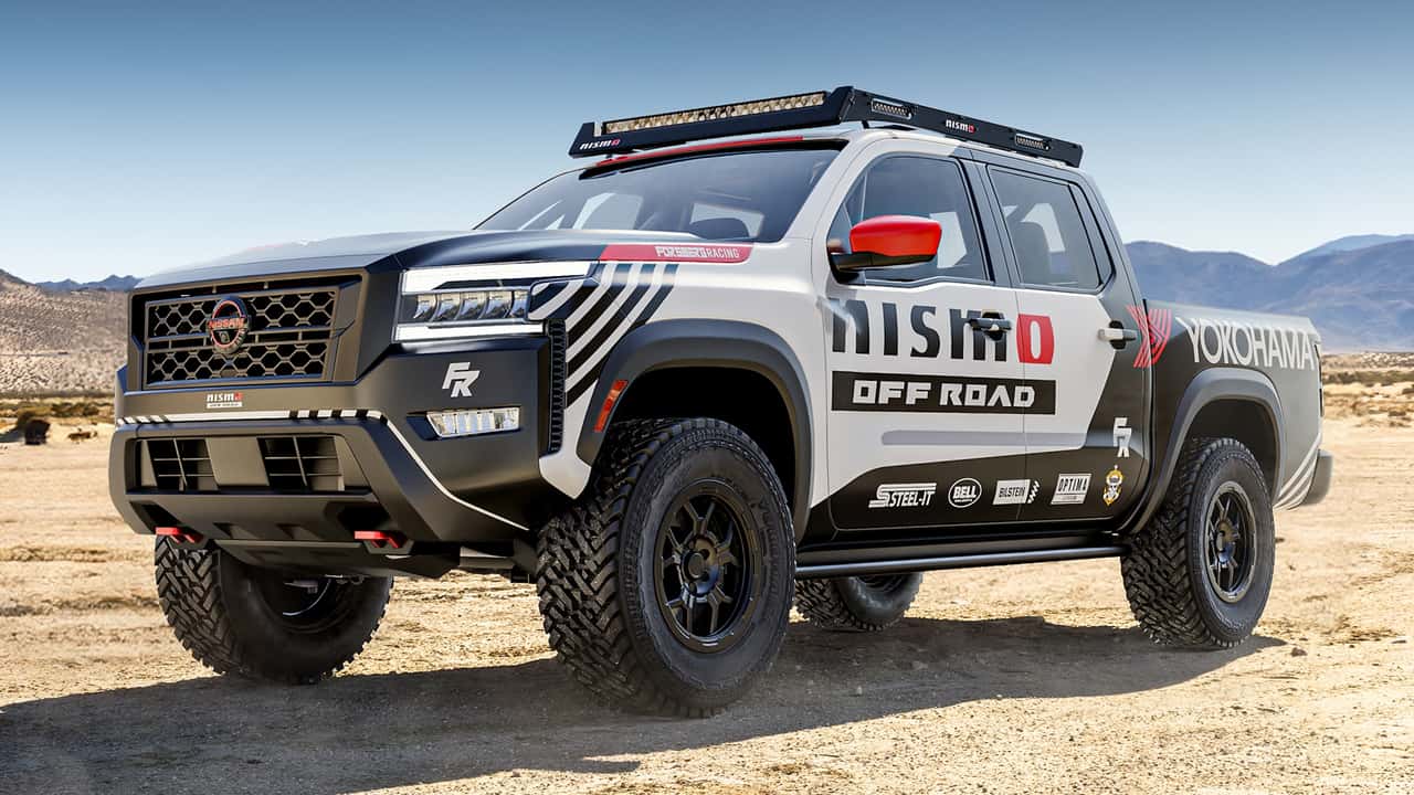 this “stock” nissan frontier is about to run a 500 mile desert rack