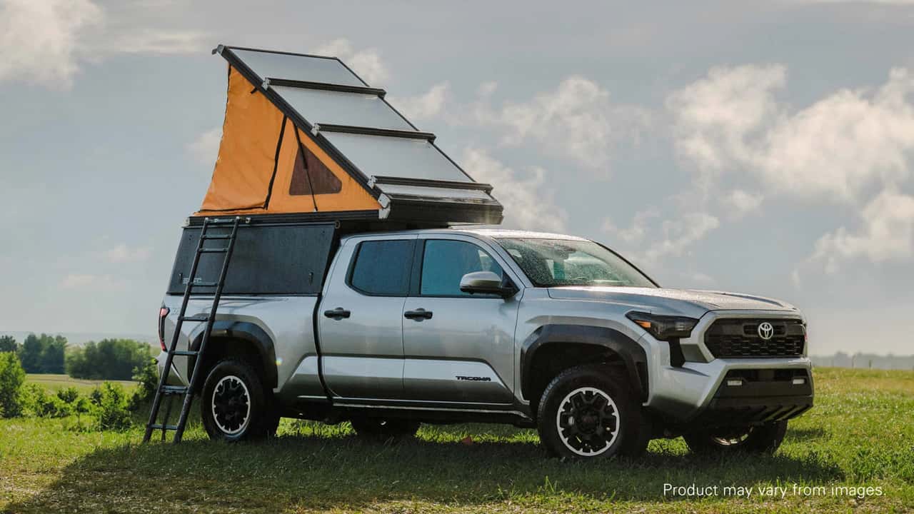 2024 toyota tacoma gets cool camper top before it even reaches dealers