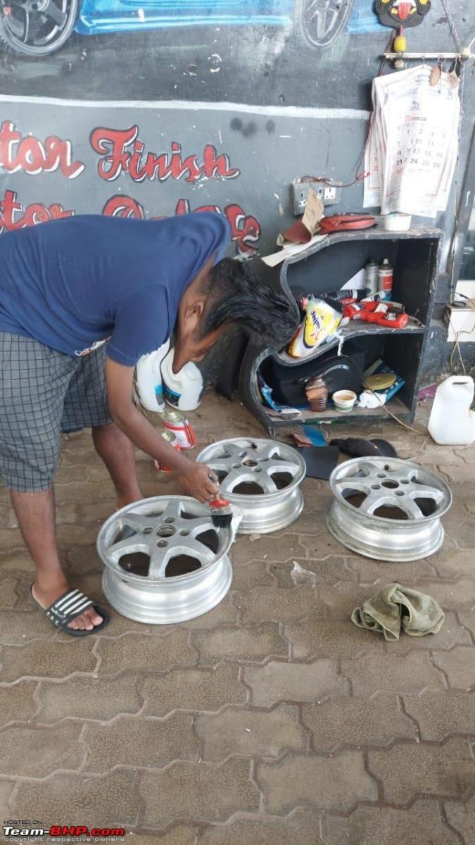 How I found and restored an OE set of alloy wheels for my Tata Indica, Indian, Member Content, Tata Indica, Alloy wheels, Tyres