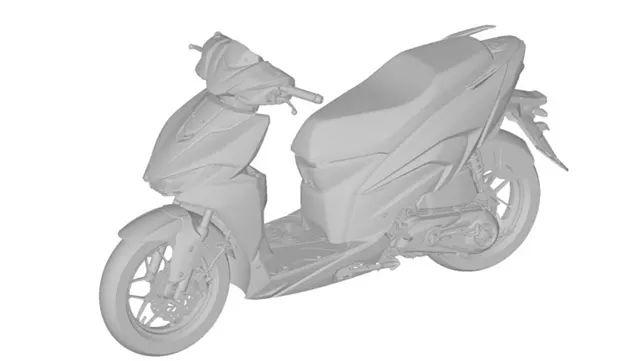 Hero MotoCorp working on a sporty 125cc scooter; patent leaked!, Indian, 2-Wheels, Scoops & Rumours, Hero MotoCorp, Patent, spy shots