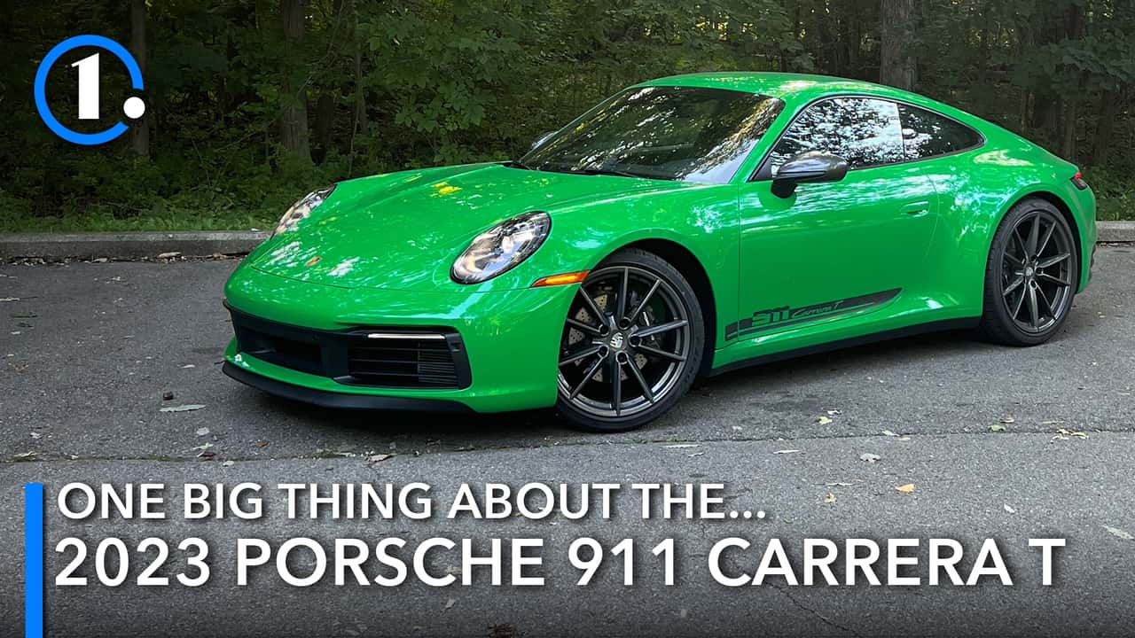 one big thing about the 2023 porsche 911 carrera t: the 100-year car