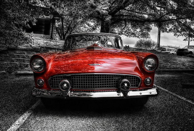 56 Thunderbird, 1950s Cars, old car
