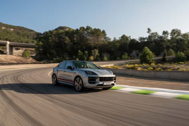 porsche's cayenne turbo and cayenne s e-hybrids bring huge power and huge efficiency