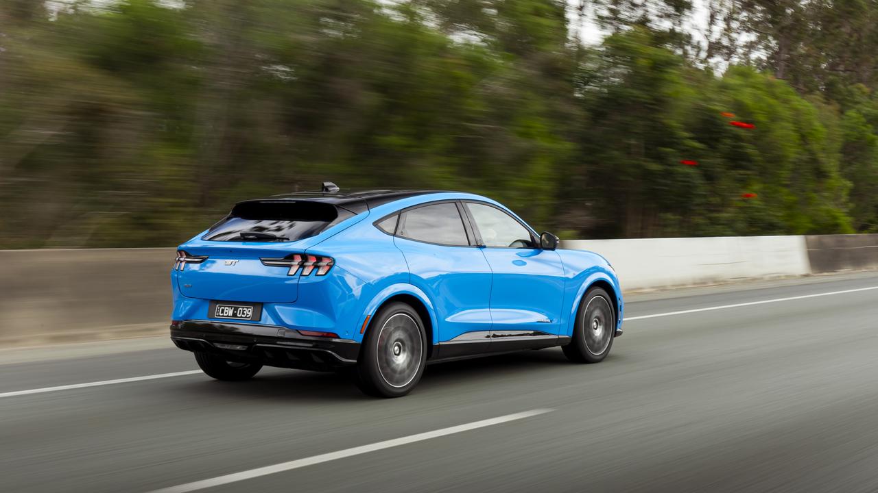 There is no doubt the Mach-E is the most practical Mustang yet., The Mach-E GT has more power than most V8 Mustangs., The Ford Mustang Mach-E GT is surprisingly agile when pushed in controlled conditions., Technology, Motoring, Ford Mustang Mach-E GT reviewed: a new twist on a legendold