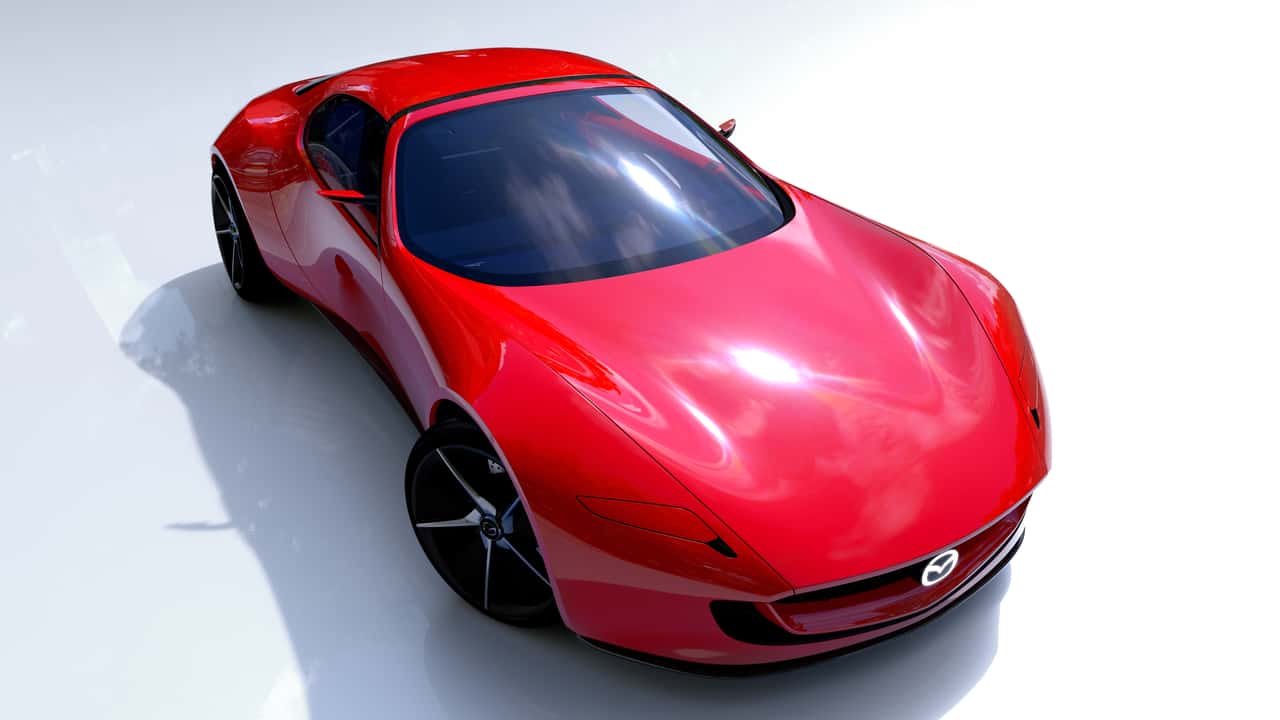 the rotary-electric mazda iconic sp concept could save the sports car