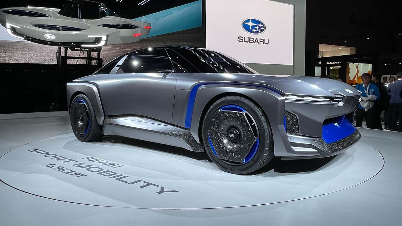 the subaru sport mobility concept is an electric cyberpunk svx